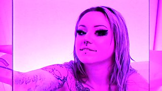 Big Boobed Blonde Masturbates With A Dildo In The Bathroom