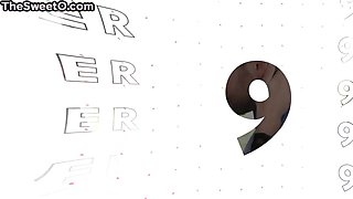 Sexy black babes fucked in threesome by big white dick