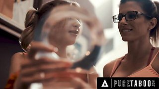 Cute Cory and Stirling's big tits milf clip