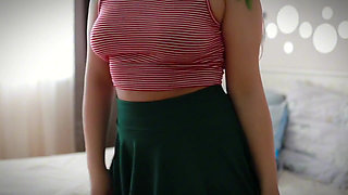 Plump Babe Shows Holes on Camera