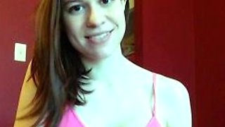 Cute blonde amateur webcam teen masturbating