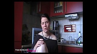 Amateur Teen Pissing Fetish: Smoking Makes Me Pee - German Home Tape