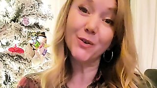 Big Boobed Blonde Masturbates With A Dildo In The Bathroom