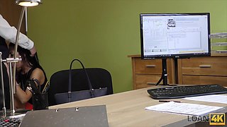 Stunner Is Boinked By Unusual Loan Agent Following His Proposal - Inga Demon