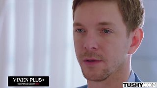 First Anal For Diana - Tushy Threesome With Vina Sky and Markus Dupree