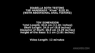 Isabella Both Testing The Handmade Khun Size XL (With Additional