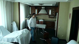 Ghostly Blowjob: Cosplay Maid for Halloween