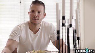 Asian cougar takes care of her son in law