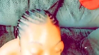 Teen Came Over Smoke and Chill but Cant Resist Daddy Big Cock Down Here Throat Fuck