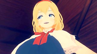 Vore pov, mmd touhou, giantess animation