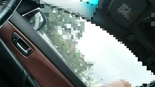 Damn, I suck it in the car