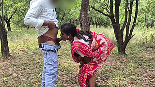Sona Bhabhi fucked by a school student in forest,she first time  forest outdoor sex by her school life boy friend.