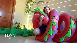 I Am the Prey of a Giant Inflatable Snake