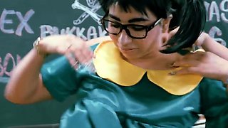 InnocentHigh brunette teen Olivia Wilder hardcore fucking