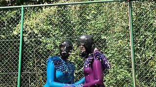 German amateur couple fucking outdoors