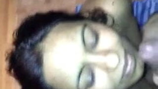 Tamil village maid sucking Muslim cock