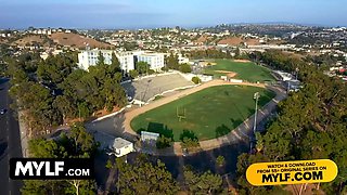 Lauren Phillips is the ultimate coach who motivates her team with her hot body