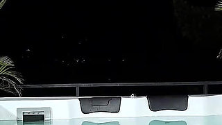 Melany Latina Fucking with Her Boyfriend's Best Friend in the Jacuzzi