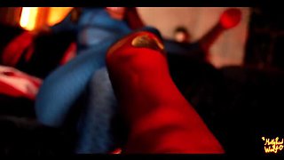 MollyRedWolf as Fem Homelander Dominates Teen Cowgirl in Kinky Cosplay Sex