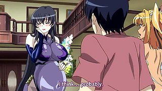 Horny tentacle mo,ster fucks a hot brunette