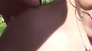 18yo Teen Swallows Big Loads of Cum Summer Bbq Party