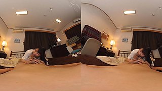 POV VR porn in 4k - amateur hardcore and titjob by busty Asian Japanese chick