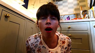 Emo teen Becka solo webcam masturbation