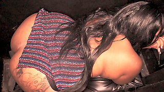 Teen Latina BBW First Time at Swing Club - Glory Hole Fun