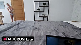 Caring step-dad teaches mega hot step-daughter how to avoid an unwanted pregnancy - with Anal Sex!