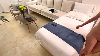 Lesbian Massage with Bouncing Asses That Ends in Sex