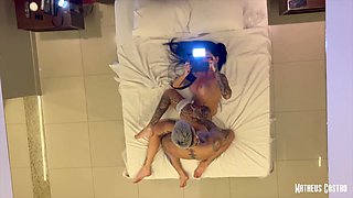 Alt latina couple having the wildest sex after a long day!