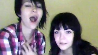 Russian Emo Girl Caught on Webcam