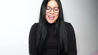 Blonde tight pussy babe solo toy fun in glamour masturbation