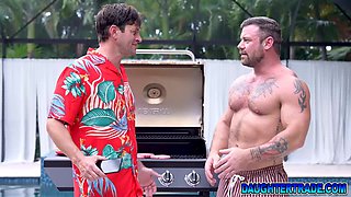 Horny stepdaughters takes stepdads cocks