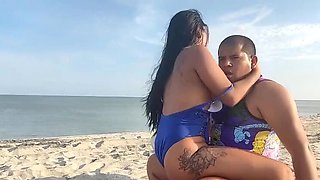 Amateur Latina Leyne Rodriguez Beach Sex With Stepbrother