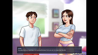 SUMMERTIME SAGA stepsister treats her stepbrother like her husband