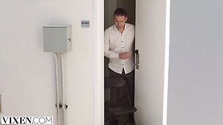 Angelic Mick Blue and Destiny Cruz's high heels movie