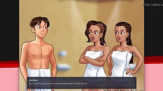 Petite School Girl with Big Tits Fucks Big Dick - Summertime Saga