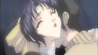 Cum covered japanese anime slut in fuck session gets banged