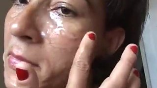 Huge brazilian facial: Cowgirl, Bongacams  Cumshot Porn