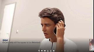 Cute Teengirl Cheats on on BF While on Phone with His Best Friend!