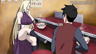 Naruto: Kunoichi Trainer - Slutty Blonde Teen Ino Yamanaka Has Public Sex In A Restaurant. Her Little Pussy Gets Creampied