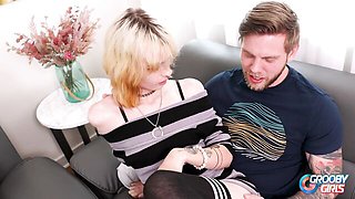 Lady-love's handjob porn