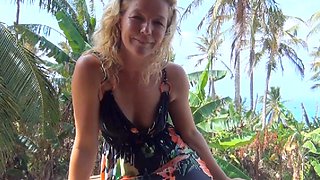 Small titted handjob lovers jerk cock