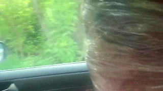Plastic Wrap Breathplay in Car Outdoor