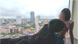 個人撮影記念日の日に景色の綺麗なホtルて熱く激しい中出しsexをする素人カッフルjapanese Amateur Hentai 日本人ハイハン色白美少女