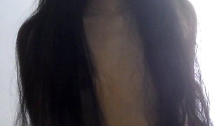 Horny amateur asian teen girl toying her pussy on cam