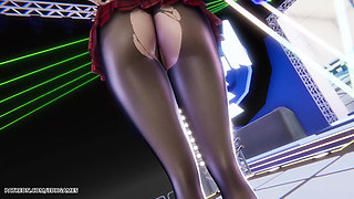 I Ren - Butt - Ahri Sexy Striptease