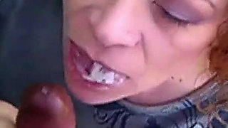 Sucking Black Cock in the Bushes