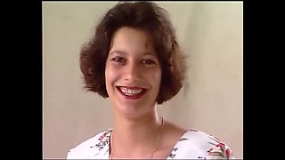 German Amateur Babe Casting with Huge Tits and Striptease